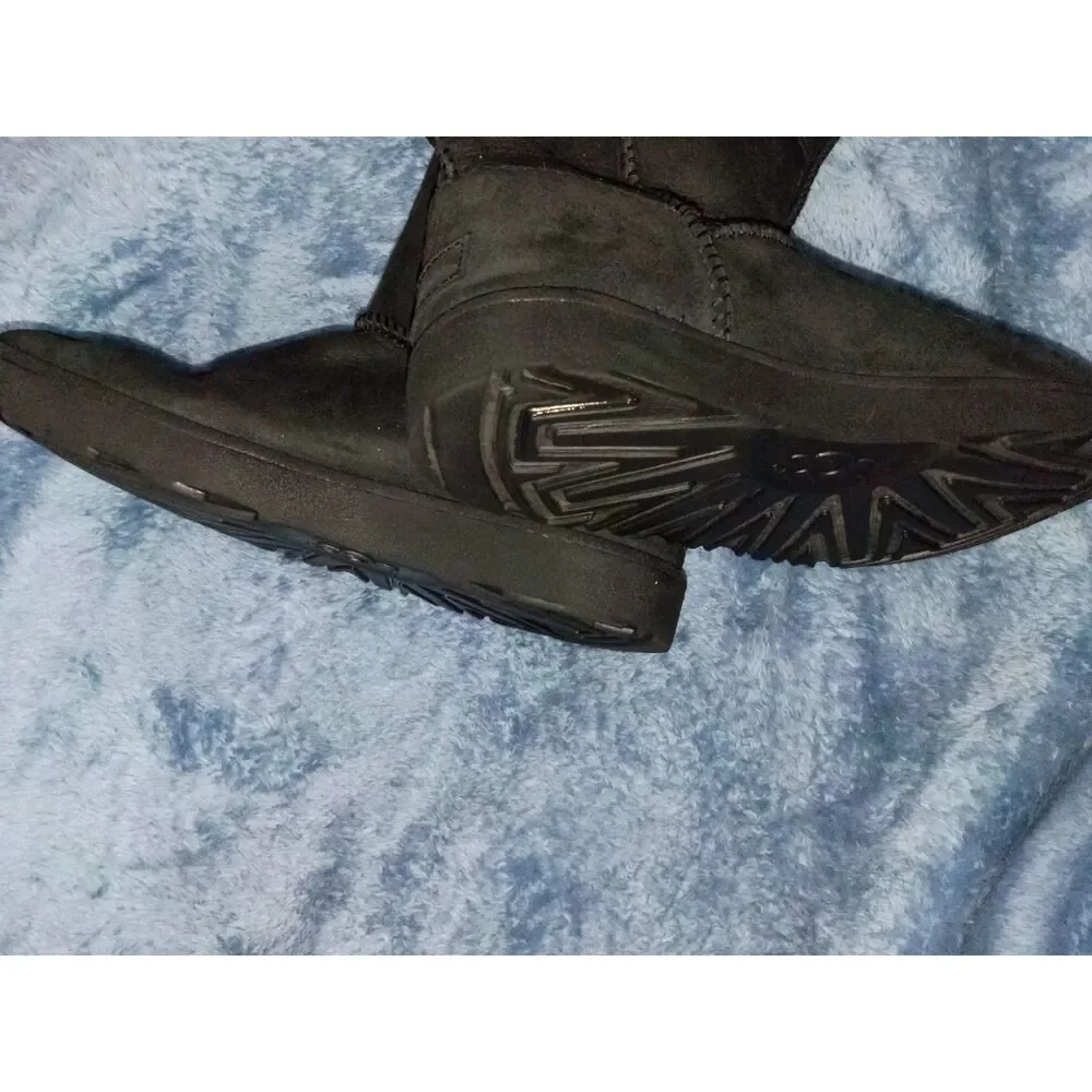 UGG Australia Suede black tall boots women size 6